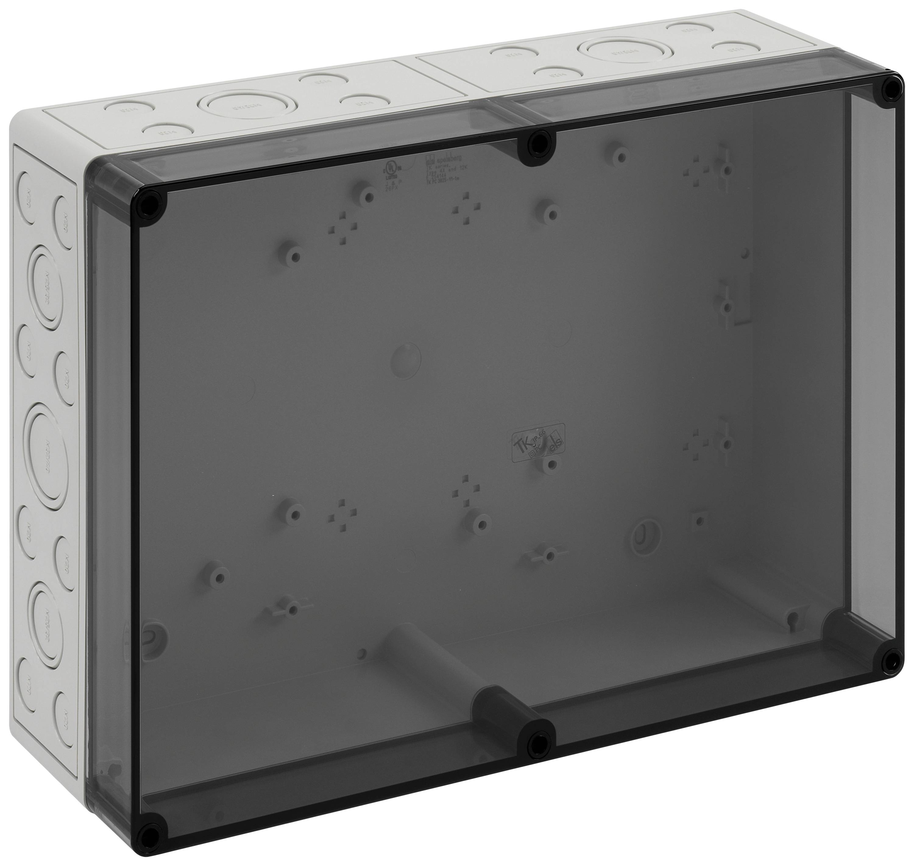 Монтажний корпус Spelsberg TK PC 3625-11-TM 254 x 361 x 111 полістирол, полікарбонат, поліуретан, поліамід глянцевий сірий 1 шт.