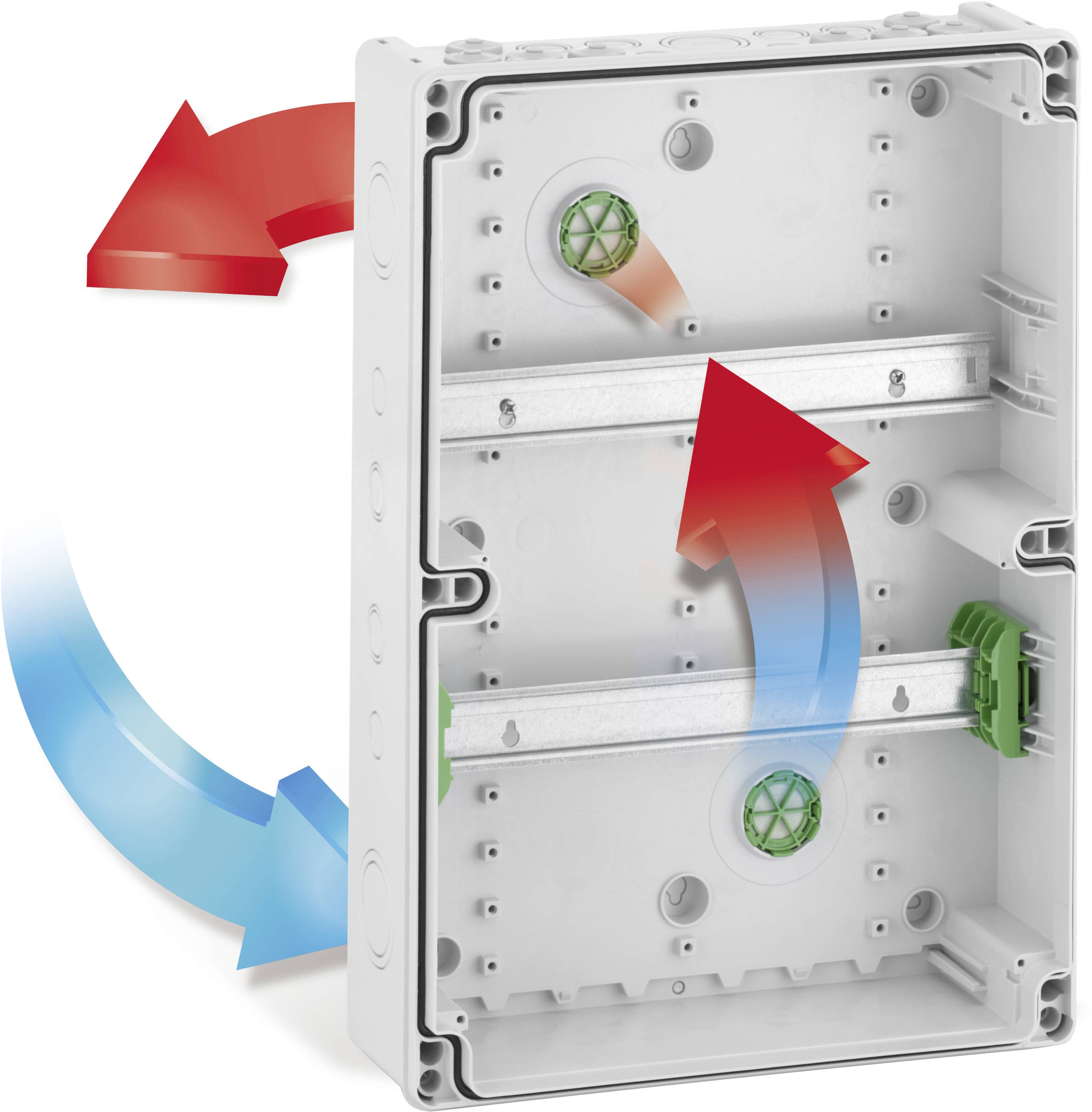 Spelsberg 73344201 AK 42 Малий розподільний щит для поверхневого монтажу Кількість модулів = 42 Кількість рядів = 3 Вміст 1 шт.