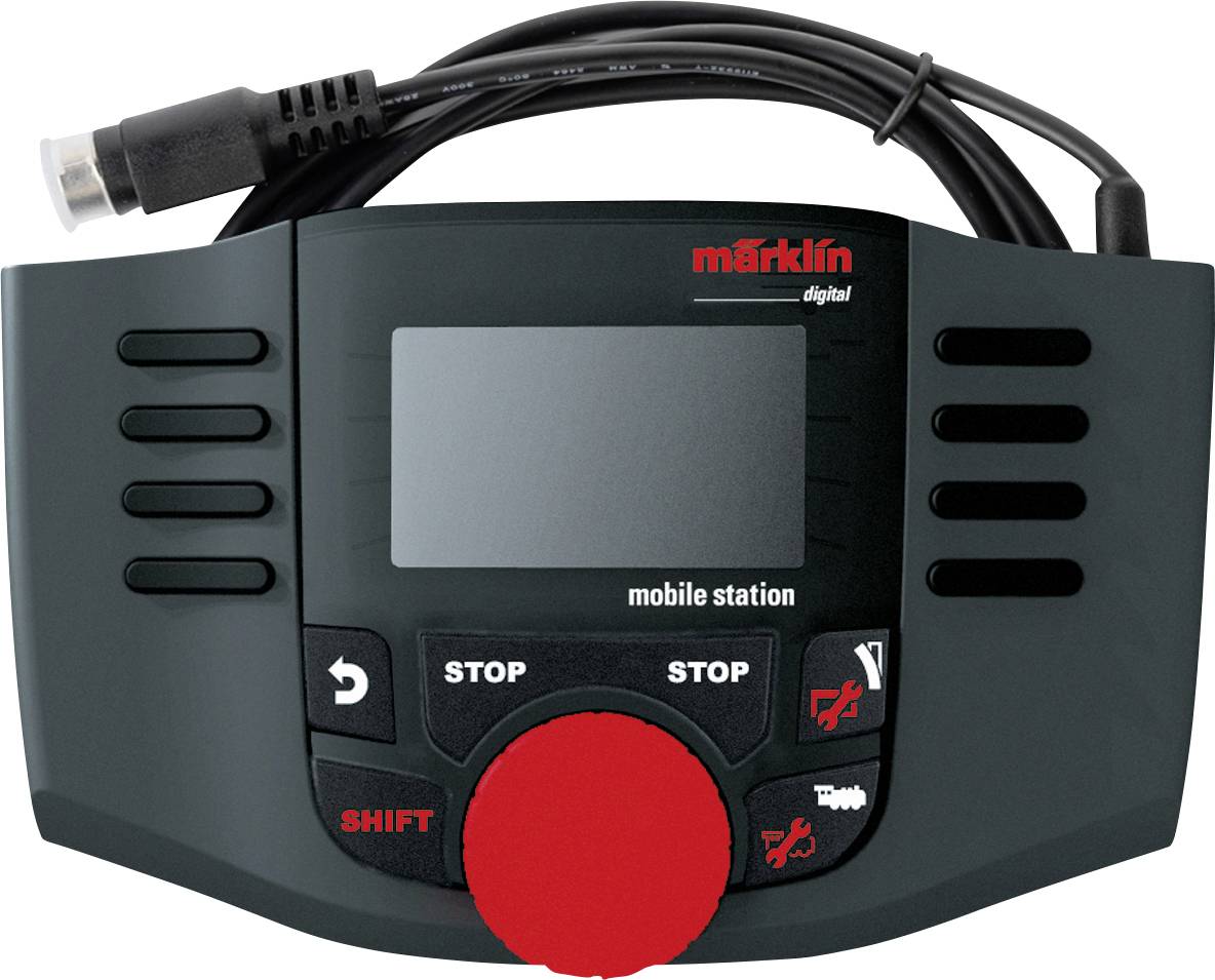 Мобільна станція цифрового комутатора Märklin 60657, чорного кольору