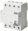 Siemens 5SV37426 Wyłącznik różnicowoprądowy A 4 styki 25 A 0.5 A 400 V