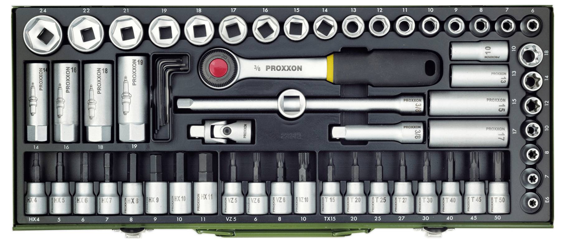 Набір торцевих ключів Proxxon Industrial 23112 3/8