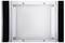 Pokrywa białej obudowy z kwadratowym wycięciem pośrodku i śrubami w narożnikach.