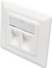 Digitus DN-93801-1 Uchwyt keystone 2-krotny biały