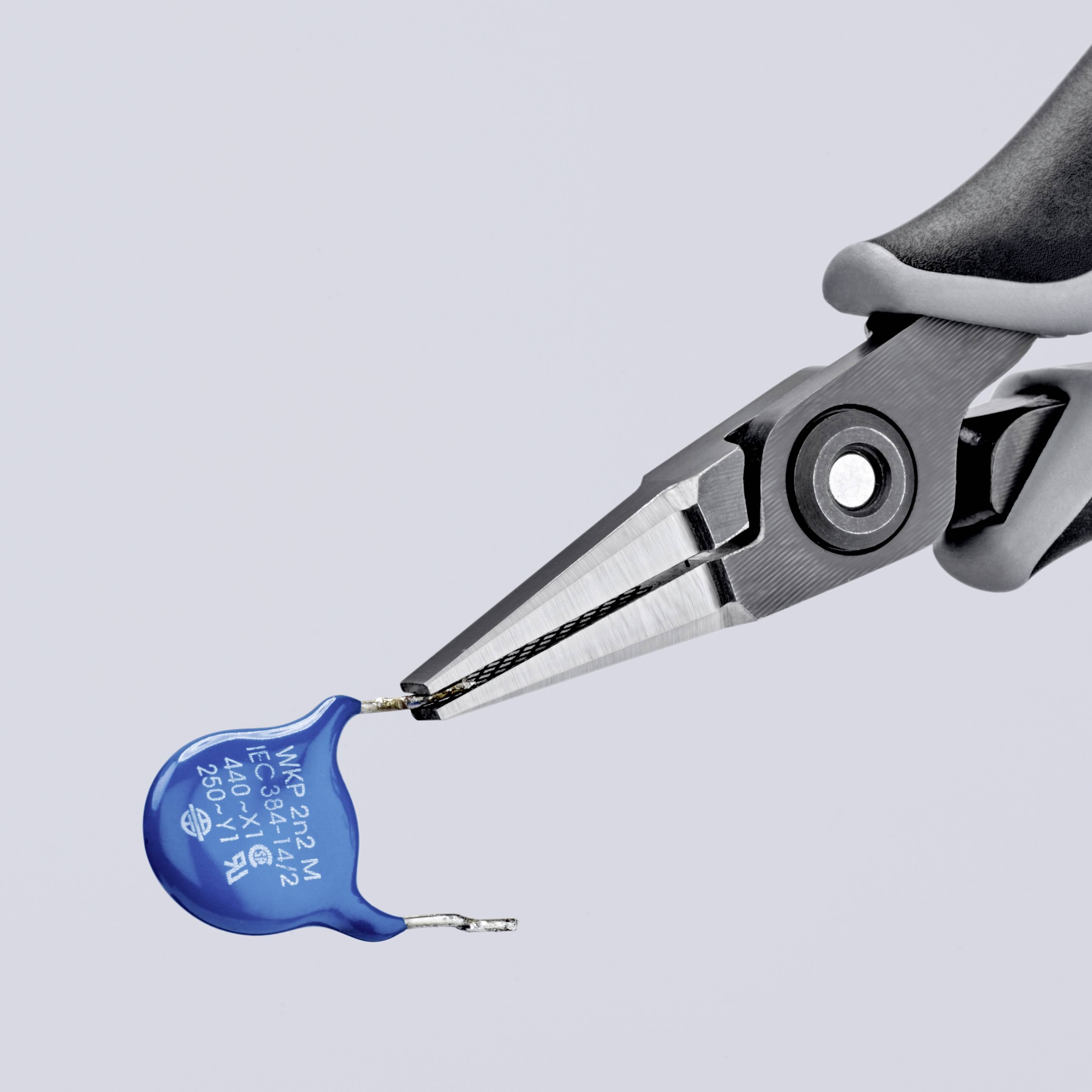 Плоскогубці Knipex 34 42 130 ESD ESD, хром-ванадієва сталь, 130 мм