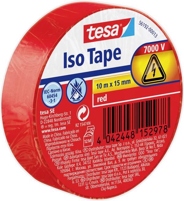 Taśma izolacyjna tesa  56192-00013-22  (D x S) 10 m x 15 mm 10 m 1 szt.