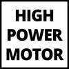 Tekst 'HIGH POWER MOTOR' jest napisany dużymi, czarnymi literami na białym tle.