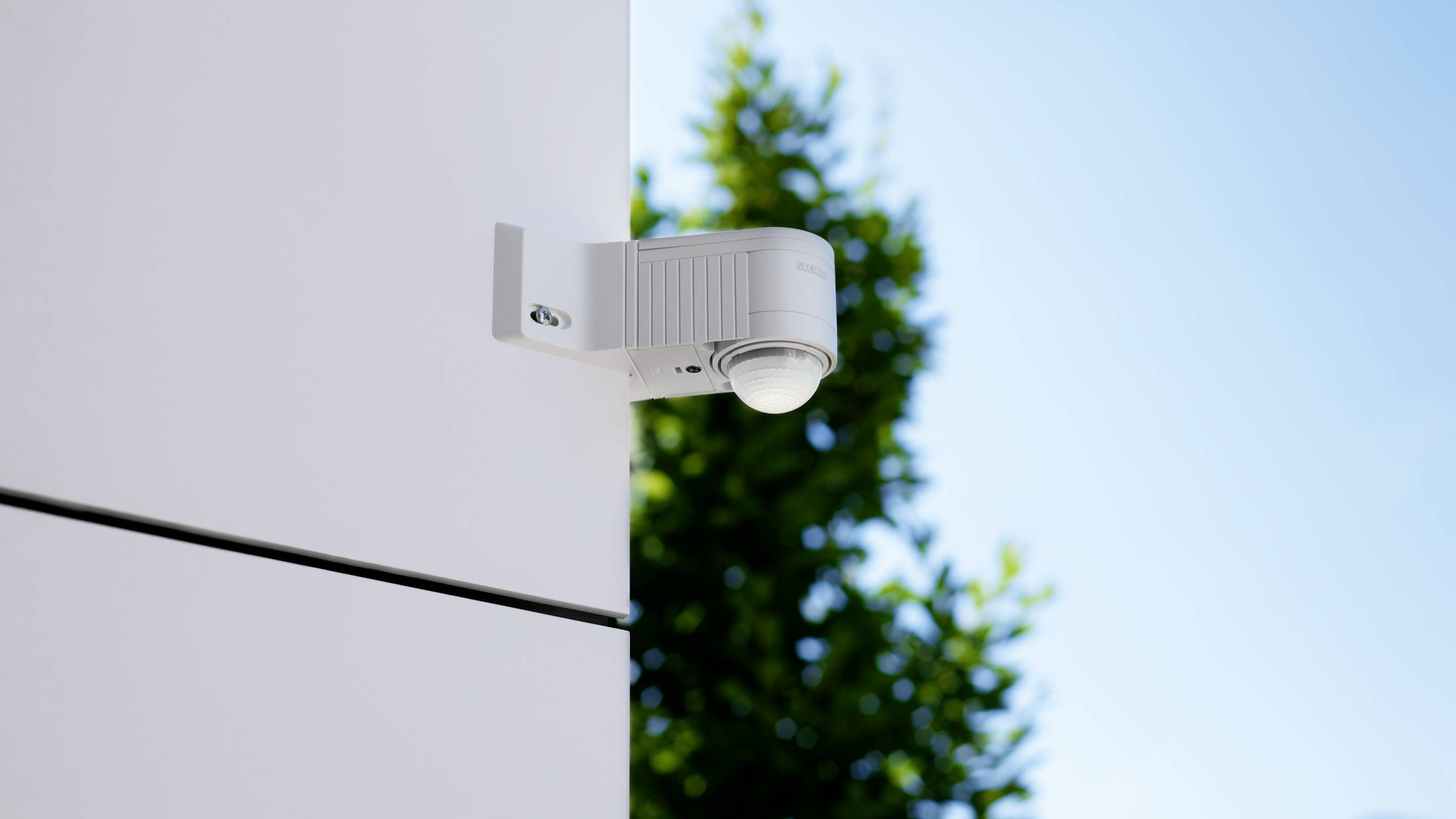 Steinel 602819 PIR датчик руху 240° IP54 білий