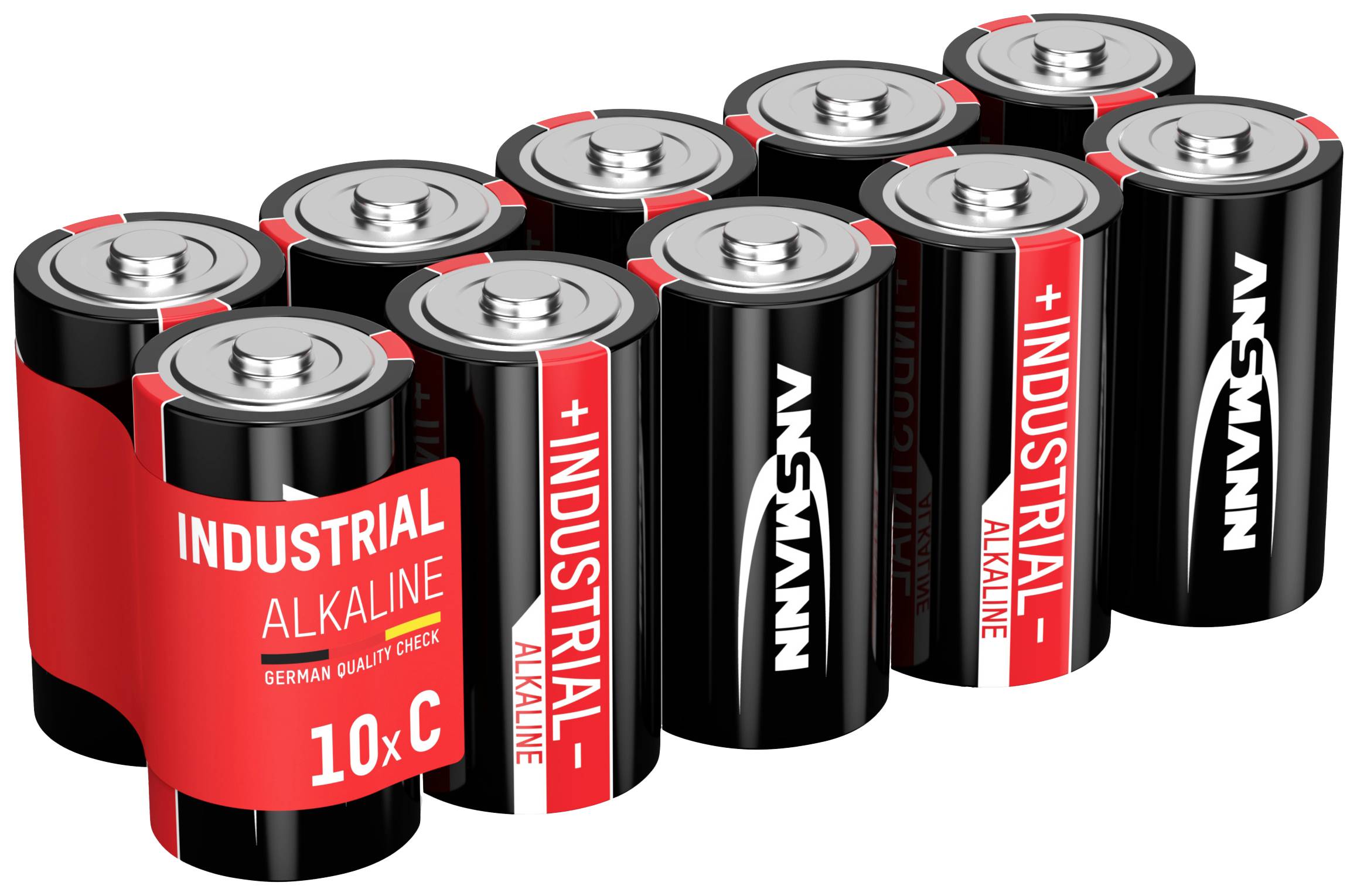 Батарейка C/R14 Ansmann Industrial 1503-0000, 1,5 В, лужно-марганцева, 10 шт.