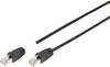 kabel LAN Digitus DK-1644-050/BL-OD, 1 szt., RJ45, CAT 6, S/FTP, 5.00 m, czarny