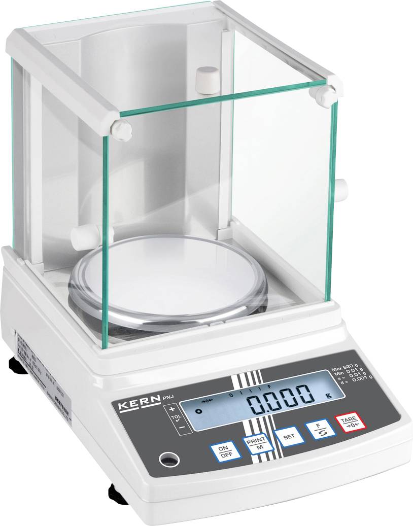 Kern PNS 600-3 Точні ваги Діапазон вимірювання макс. 620 г Градуювання 0,001 г через мережевий адаптер різнокольоровий