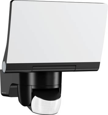 Steinel XLED home 2 S schwarz 033071 Zewnętrzna lampa punktowa LED z czujnikiem ruchu EEK: E (A - G) 13.7 W Kolor LED: ciepła biel