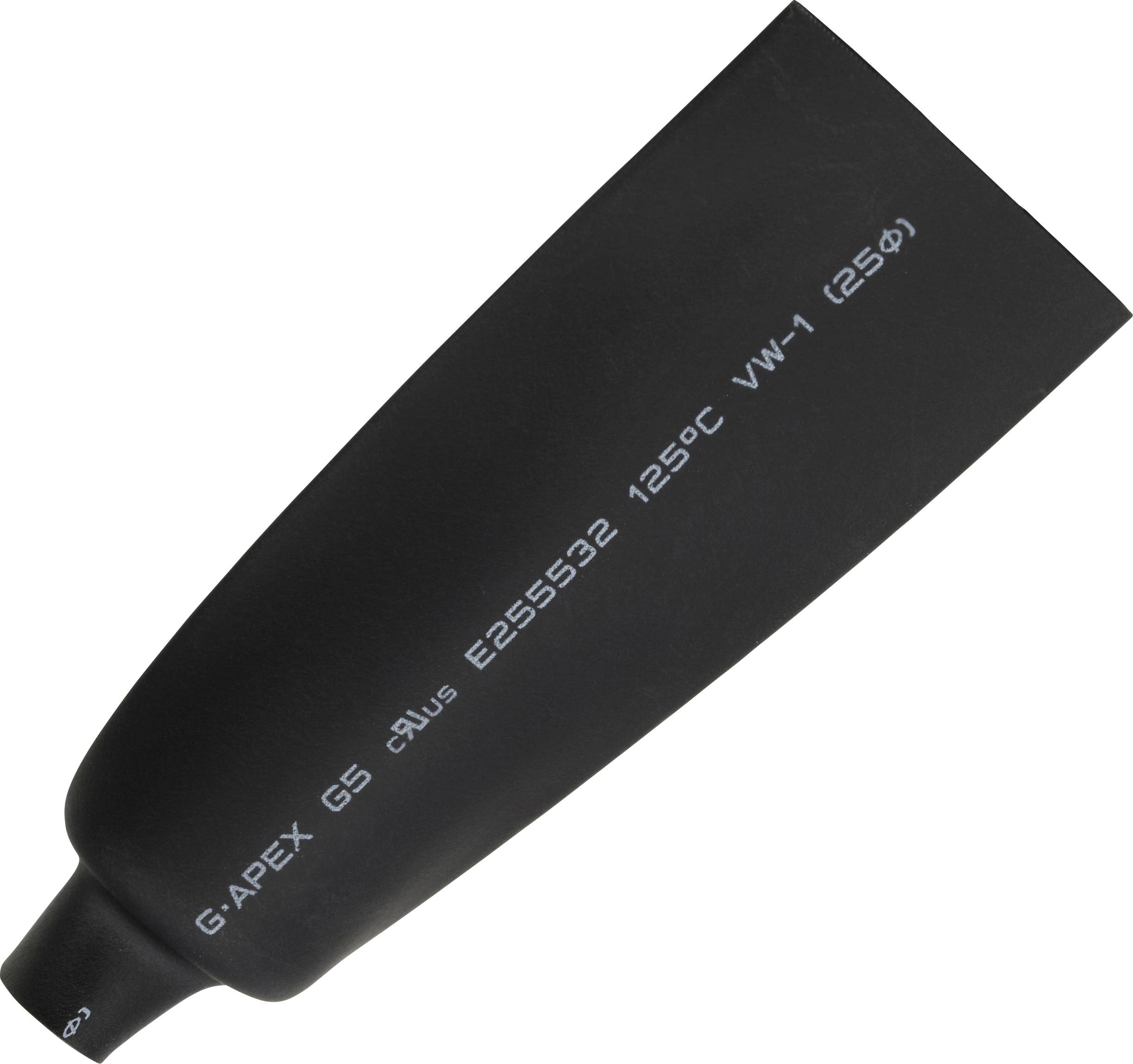 Термоусадочна трубка TRU COMPONENTS 1570158 без клею B2G5-9 BK, 2:1, від 25 мм до 12,50 мм, 5 м