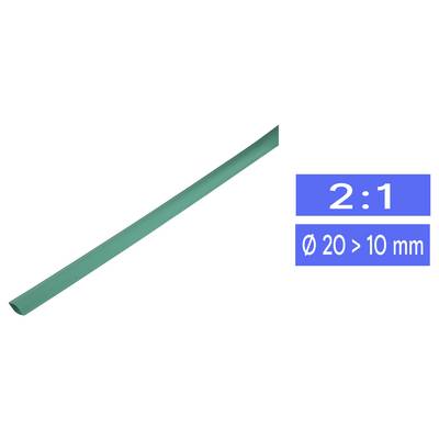 TRU COMPONENTS 1225424 Rurka termokurczliwa bez kleju, 2:1, od 21 mm do 10 mm, 1 m-0