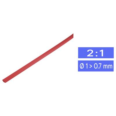 TRU COMPONENTS 1225444 Rurka termokurczliwa bez kleju, 2:1, od 1.5 mm do 0.60 mm, 1 m-0