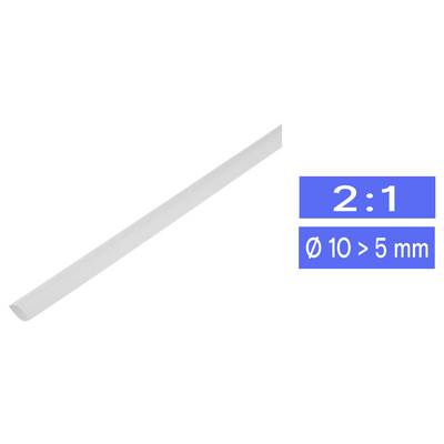 TRU COMPONENTS 1225493 Rurka termokurczliwa bez kleju, 2:1, od 10.70 mm do 5 mm, 1 m-0