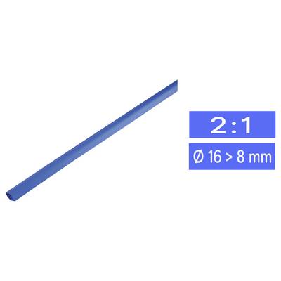 TRU COMPONENTS 1225518 Rurka termokurczliwa bez kleju, 2:1, od 16.70 mm do 8 mm, 1 m-0