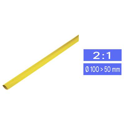 TRU COMPONENTS 1225483 Rurka termokurczliwa bez kleju, 2:1, od 100 mm do 50 mm, 1 m-0