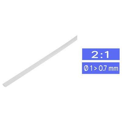 TRU COMPONENTS 1225488 Rurka termokurczliwa bez kleju, 2:1, od 1 mm do 0.60 mm, 1 m-0