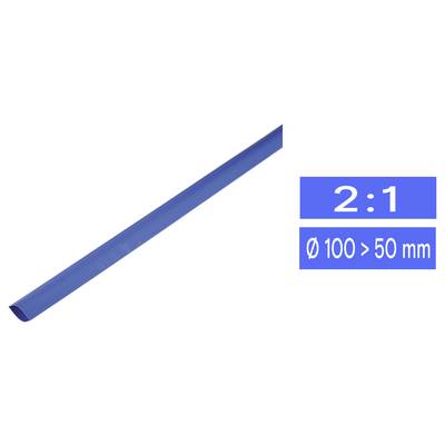 TRU COMPONENTS 1225527 Rurka termokurczliwa bez kleju, 2:1, od 100 mm do 50 mm, 1 m-0