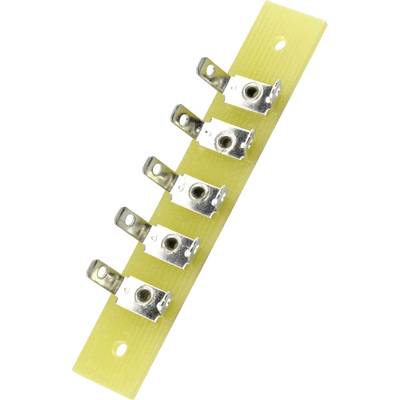 TRU COMPONENTS Listwa złączy do lutowania jednorzędowo Ilość pinów 5 epoksyd (D x S x W) 59 x 10 x 1.6 mm 1 szt.-0