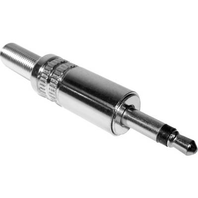 Adapter wtykowy metalowy z wtykiem jack 3,5 mm.