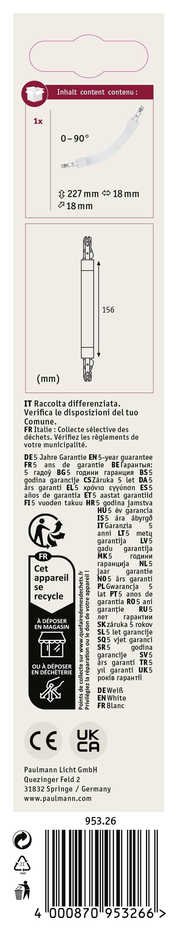 Lampa halogenowa, R7s, 118 mm, 230 V, 150 W, ciepłobiała, energooszczędna. Odpowiednia do oświetlenia wnętrz. Prezentacja opakowania.