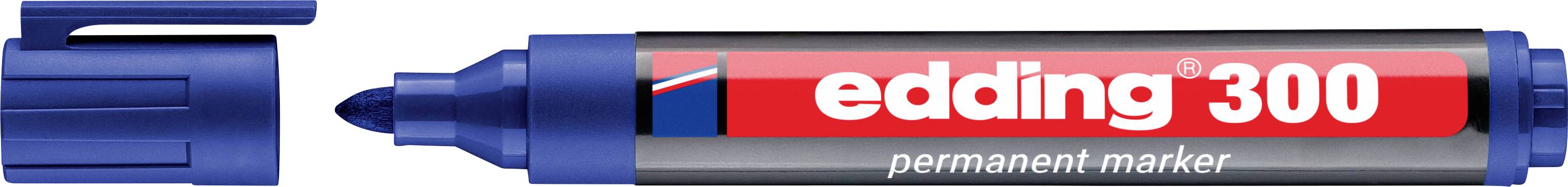Edding 300 4-300003 Marker permanentny granatowy Wodoodporny: Tak