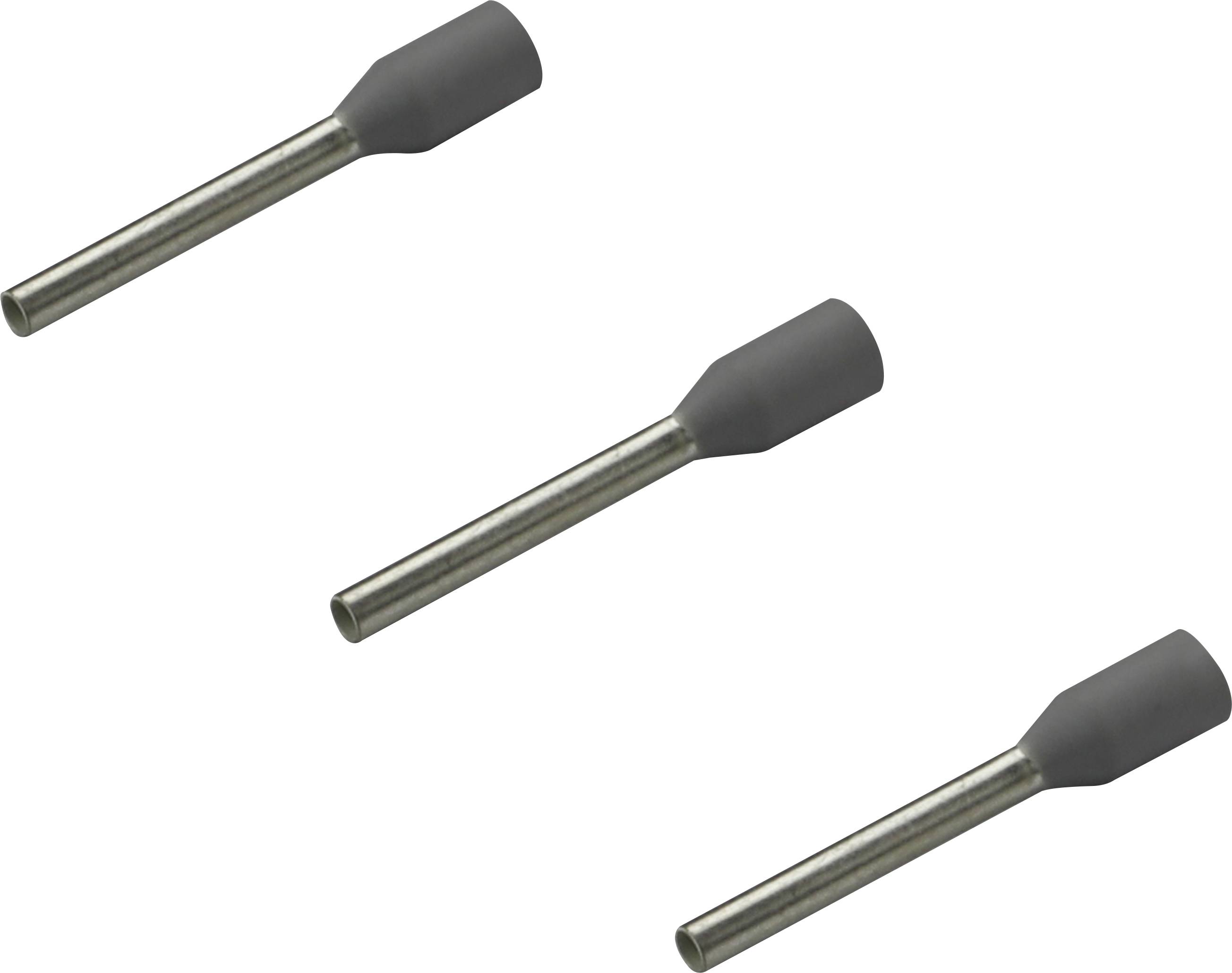 Rittal 4050.738 Трубчаста клема 0,75 мм² з частковою ізоляцією, сіра, 1000 шт.