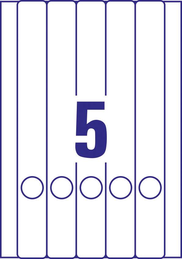 Liczba '5' na pionowych liniach z pięcioma kołami poniżej, stanowiąca część graficznego wzoru lub oznaczenia.