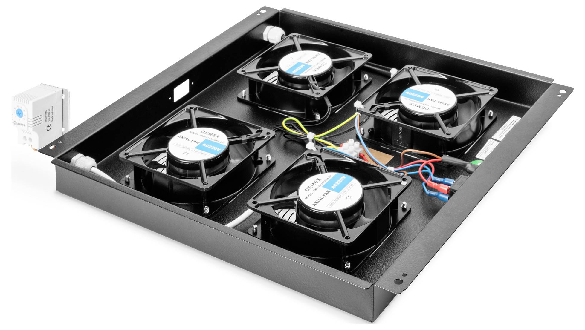 Вентилятор для серверної шафи Digitus DN-19 FAN-4-B-N DN-19 FAN-4-B-N 1 шт.