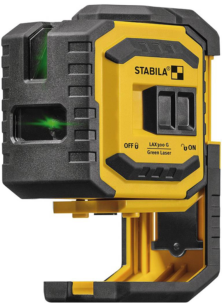 Laser krzyżowy Stabila LAX 300 G, 4-pcs 19033 Maksymalny zasięg: 30 m
