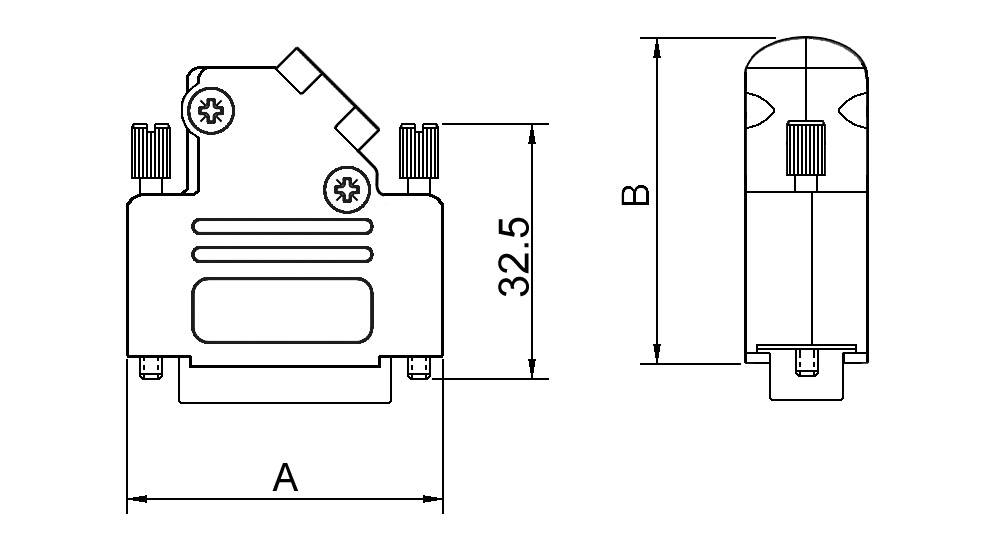 encitech D45ZK50-K 6561-0106-15 Кількість контактів: 50 метал 45° срібло 1 шт.
