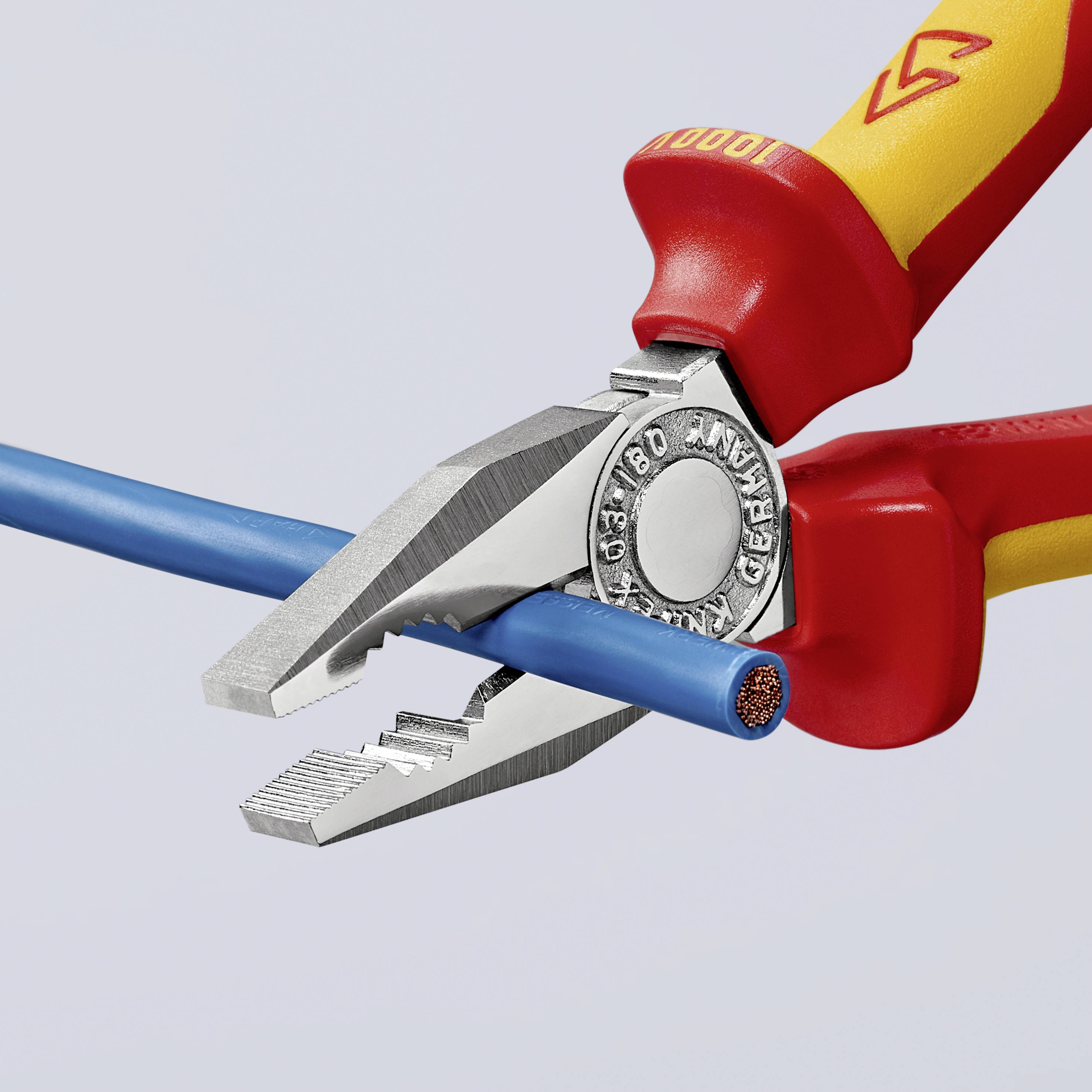 Плоскогубці Knipex 03 06 180 T 03 06 180 T, 180 мм, 60 HRC, VDE