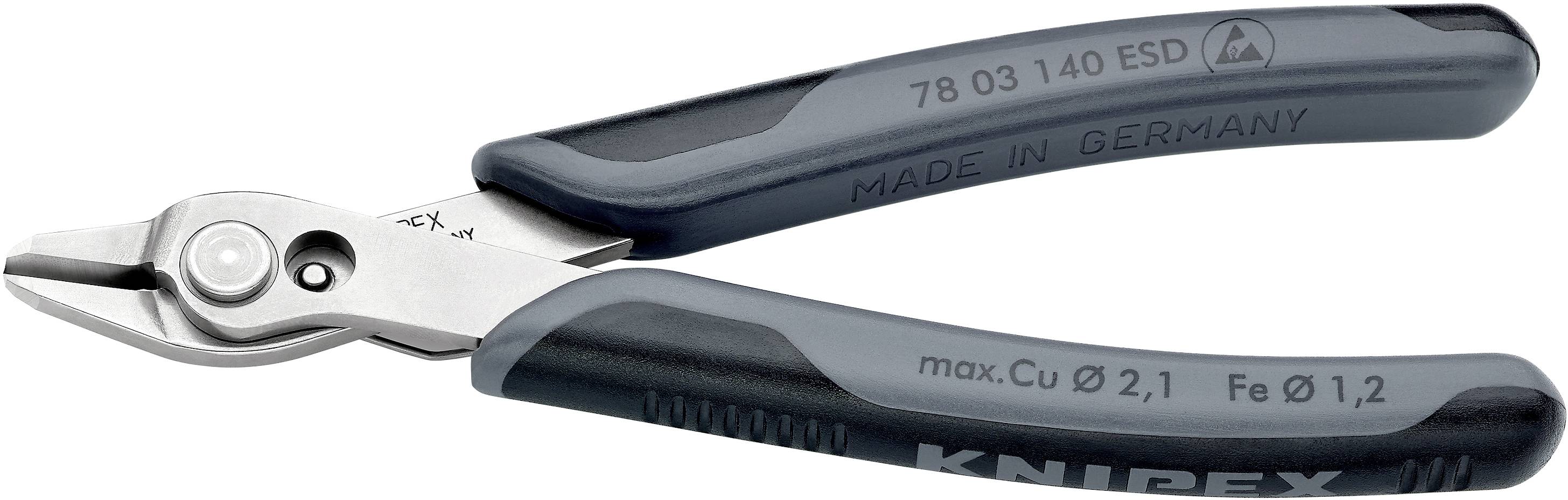 Плоскогубці для друкованих плат Knipex Super-Knips 78 03 140 ESD 140 мм