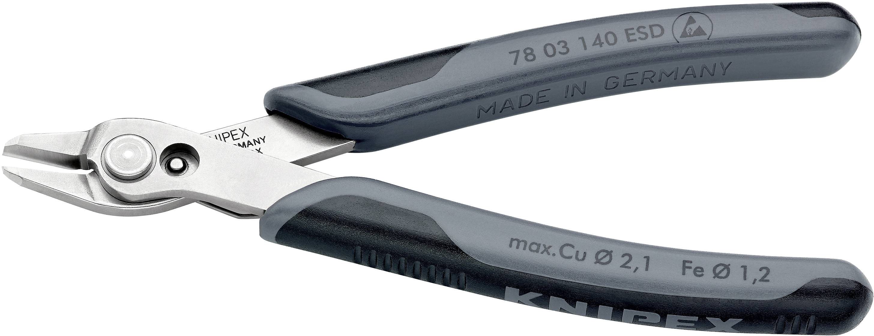 Плоскогубці для друкованих плат Knipex Super-Knips 78 03 140 ESD 140 мм