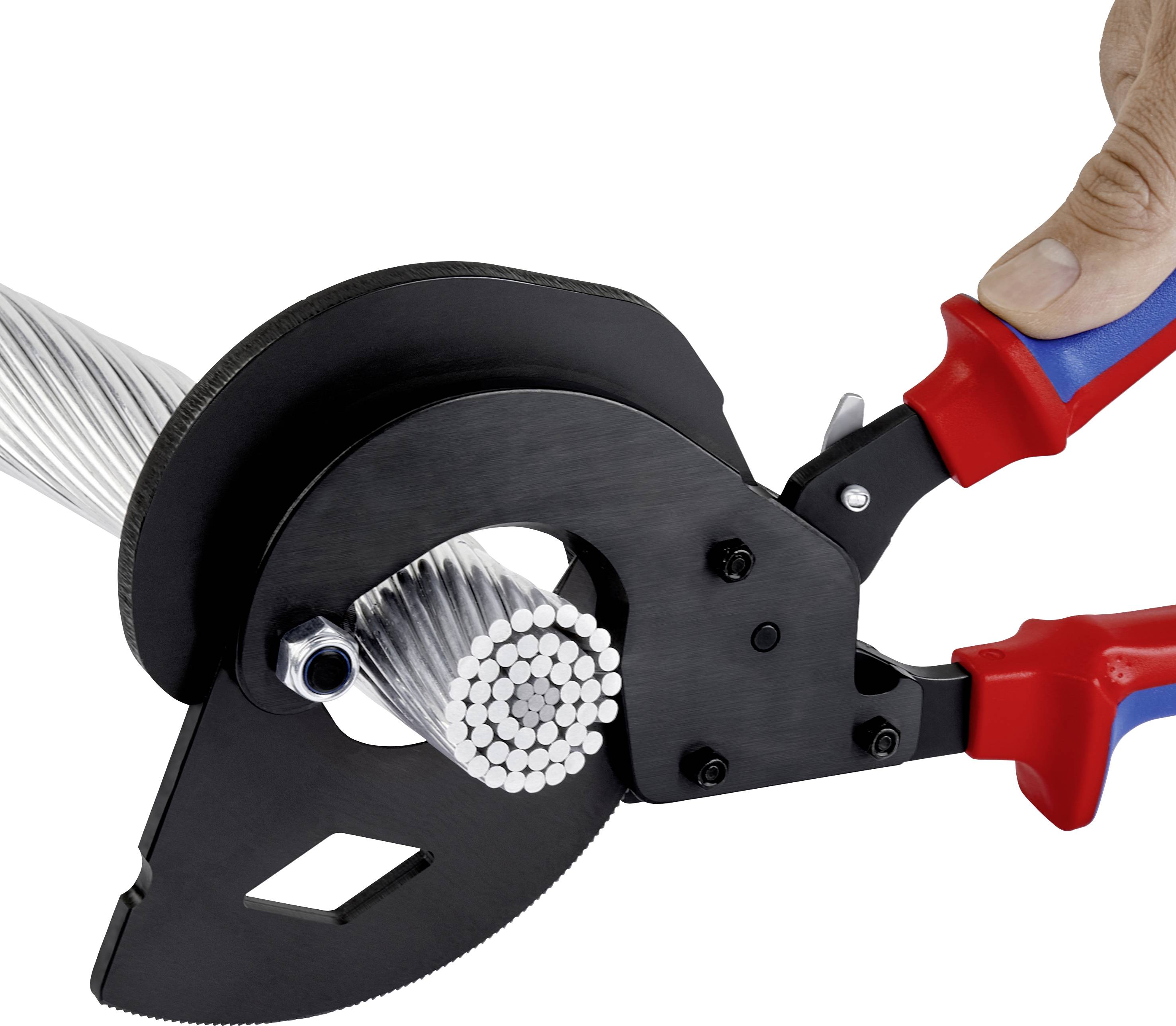 Тріскачковий кусачок для кабелю Knipex 95 32 340 SR 340 мм