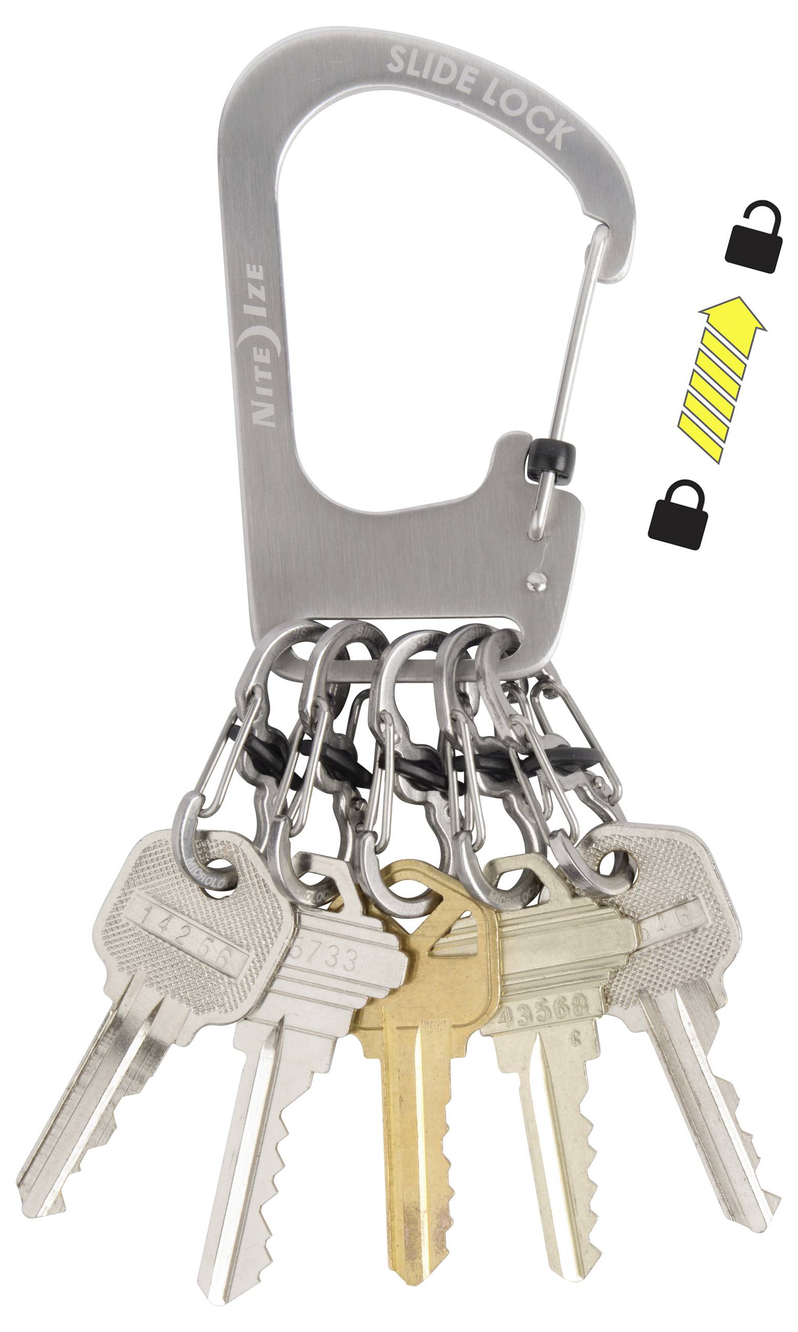 Ключниця NITE Ize NI-KCK-11-R3 NI-KCK-11-R3 срібляста 1 шт.