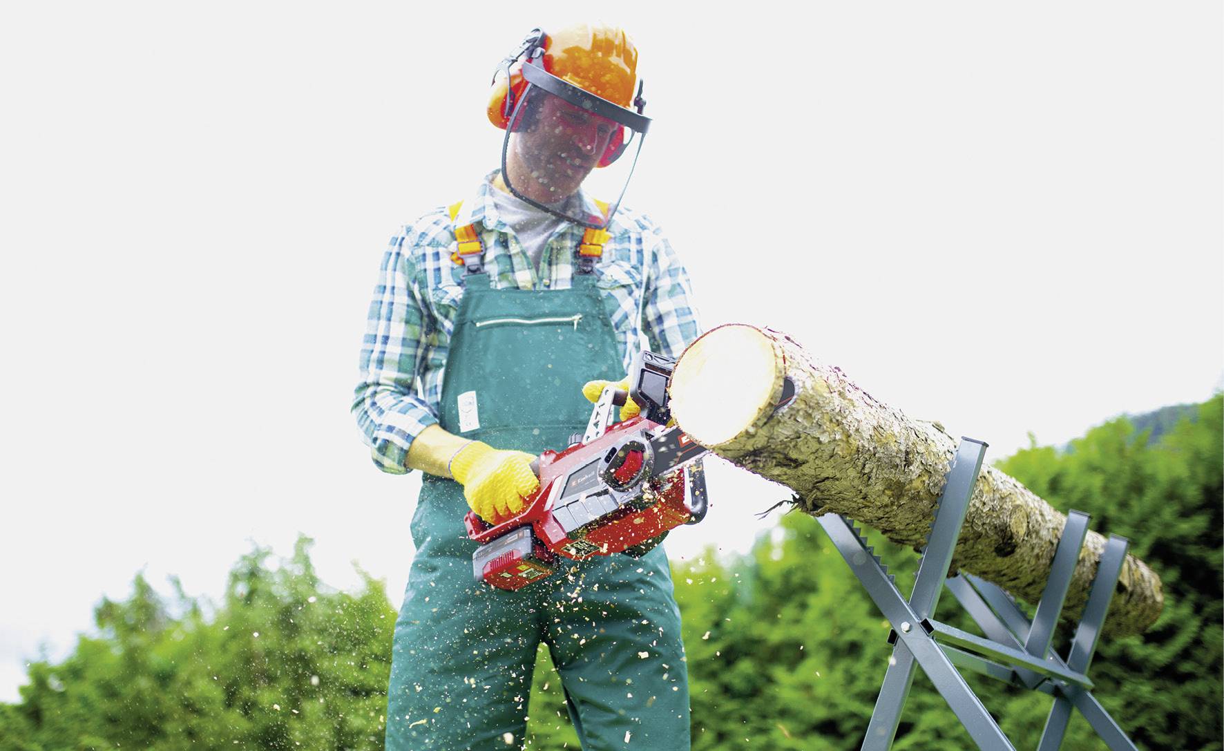 Акумуляторна бензопила Einhell Power X-Change GE-LC 18 Li Cordless Kit з акумулятором, довжина шини 250 мм