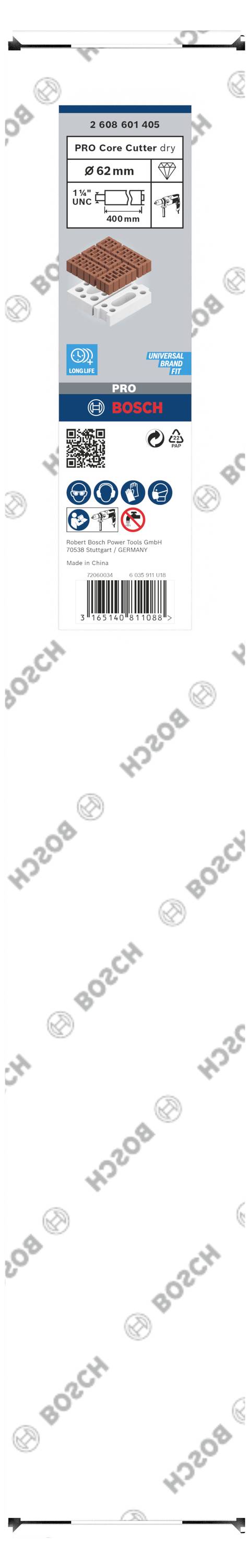 Etykieta opakowaniowa papieru ściernego Bosch C470. Szczegóły: Wymiary 115x140 mm, gradacja 120, do drewna-farb-metalu.