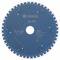 Tarcza piły tarczowej Bosch, niebieska, z 60 zębami. Odpowiednia do precyzyjnych cięć w drewnie i podobnych materiałach.
