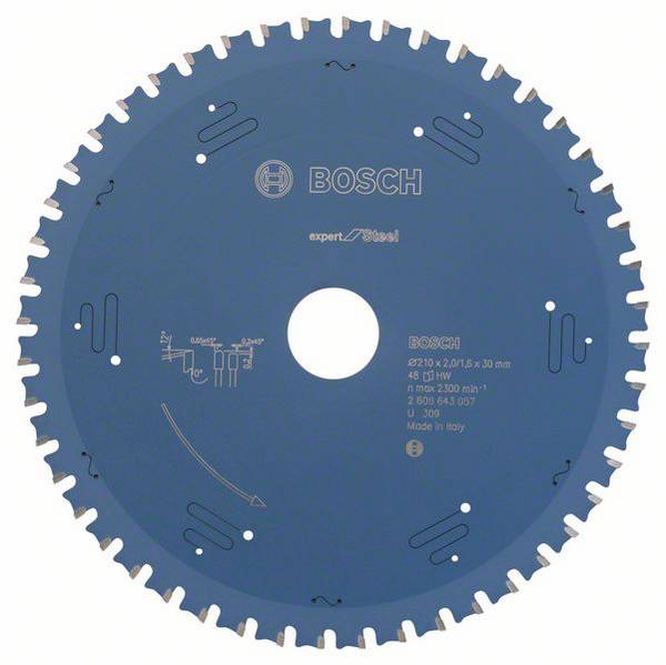 Tarcza tnąca Bosch Accessories Expert for Steel 210 x 30 x 1.6 mm 1 szt.