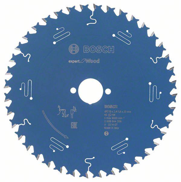 Bosch Accessories Expert for Wood 2608644056 Tarcza tnąca 210 x 30 x 1.6 mm Liczba zębów: 40 1 szt.