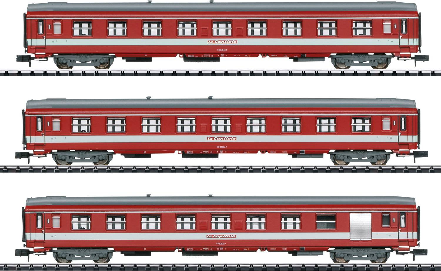 Pociąg osobowy MiniTrix T15950 Pociąg pasażerski N „Le Capitole” SNCF