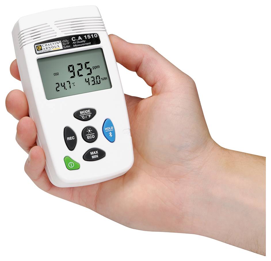 Вимірювач вуглекислого газу Chauvin Arnoux C.A 1510 білий 0 - 5000 ppm