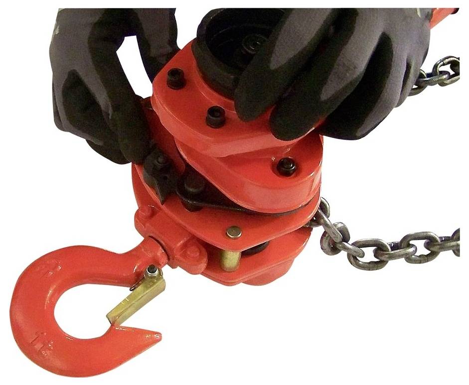 Wciągnik z podwójną grzechotką Berger & Schröter 60589 Nośność (bez rolek) 1000 kg-4