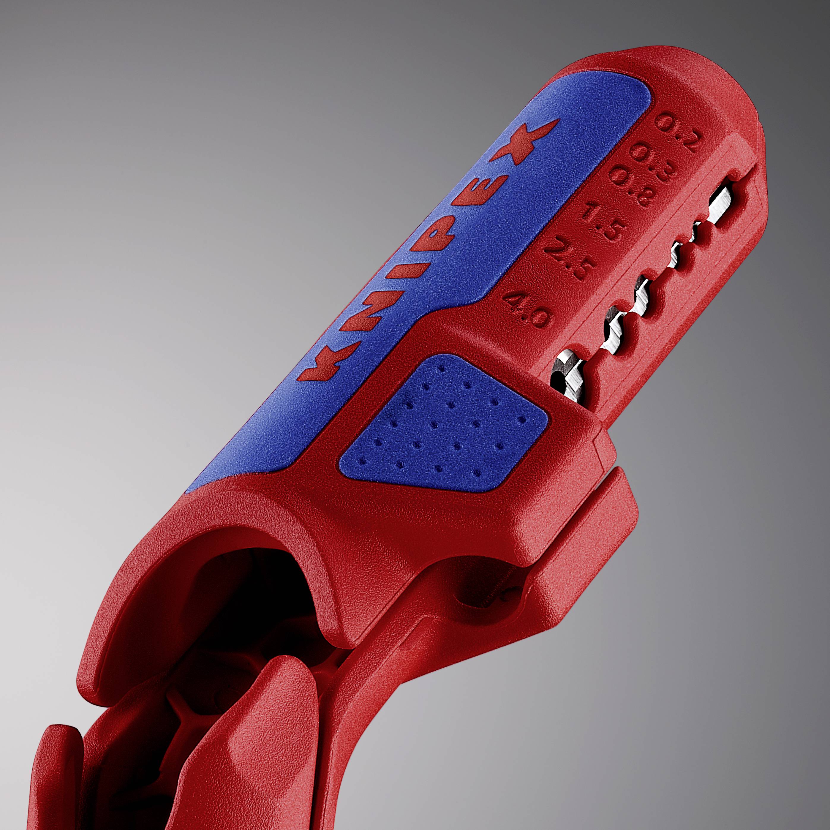 Інструмент для зняття ізоляції дроту Knipex 16 95 02 SB ErgoStrip Сумісність з круглим кабелем, водонепроникним кабелем, кабелем д
