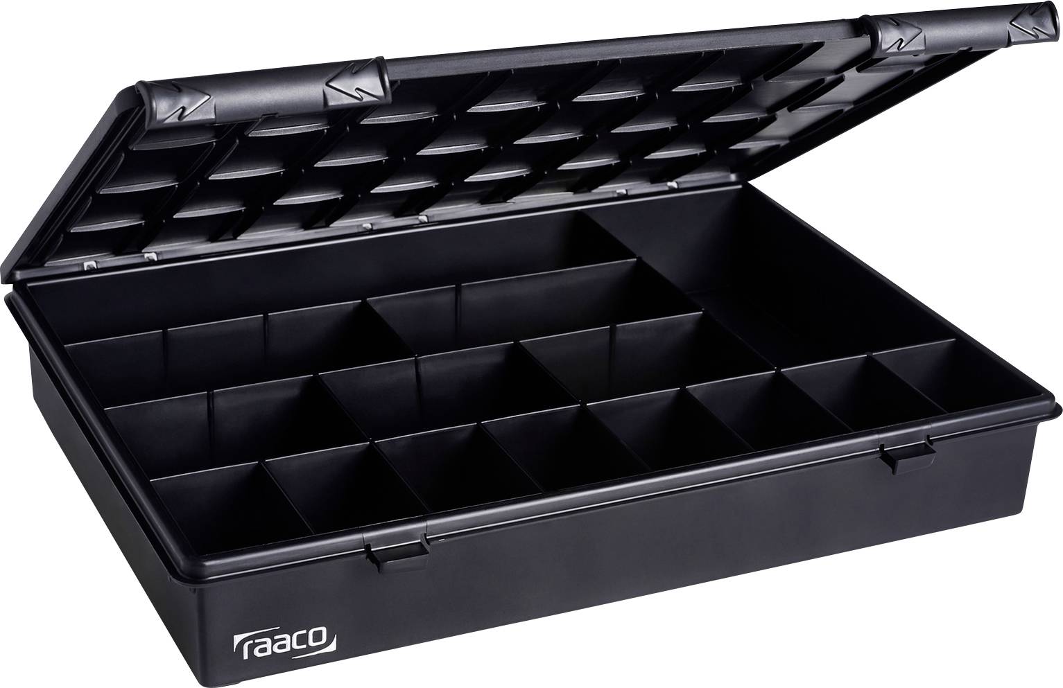 ESD raaco ESD Assorter 4-15 Box (Д x Ш x В) 260 x 338 x 57 мм Кількість відділень: 15 фіксованих відділень Вміст 1 шт.