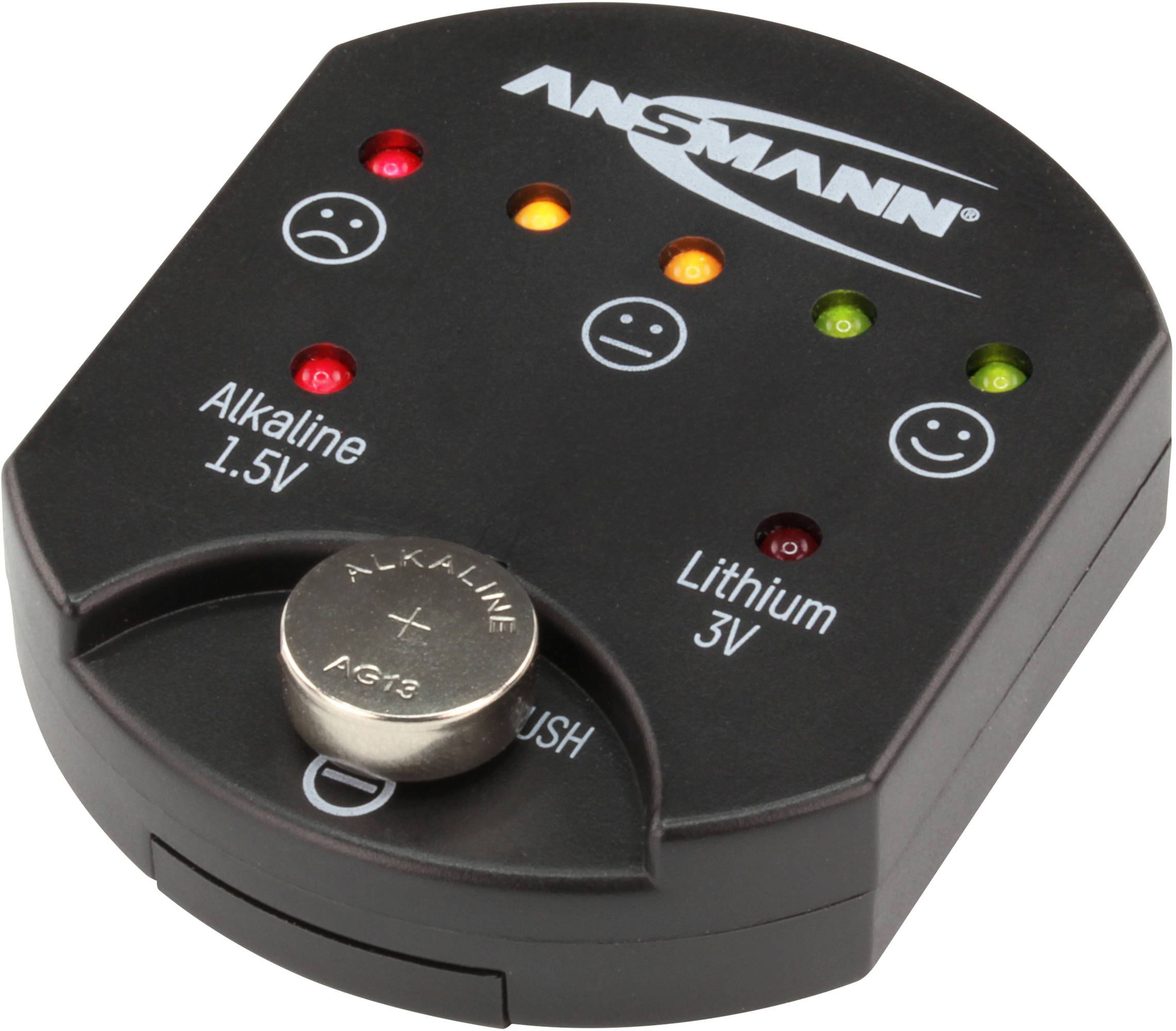Тестер батарейок-ґудзиків Ansmann 1,5 В, 3 В