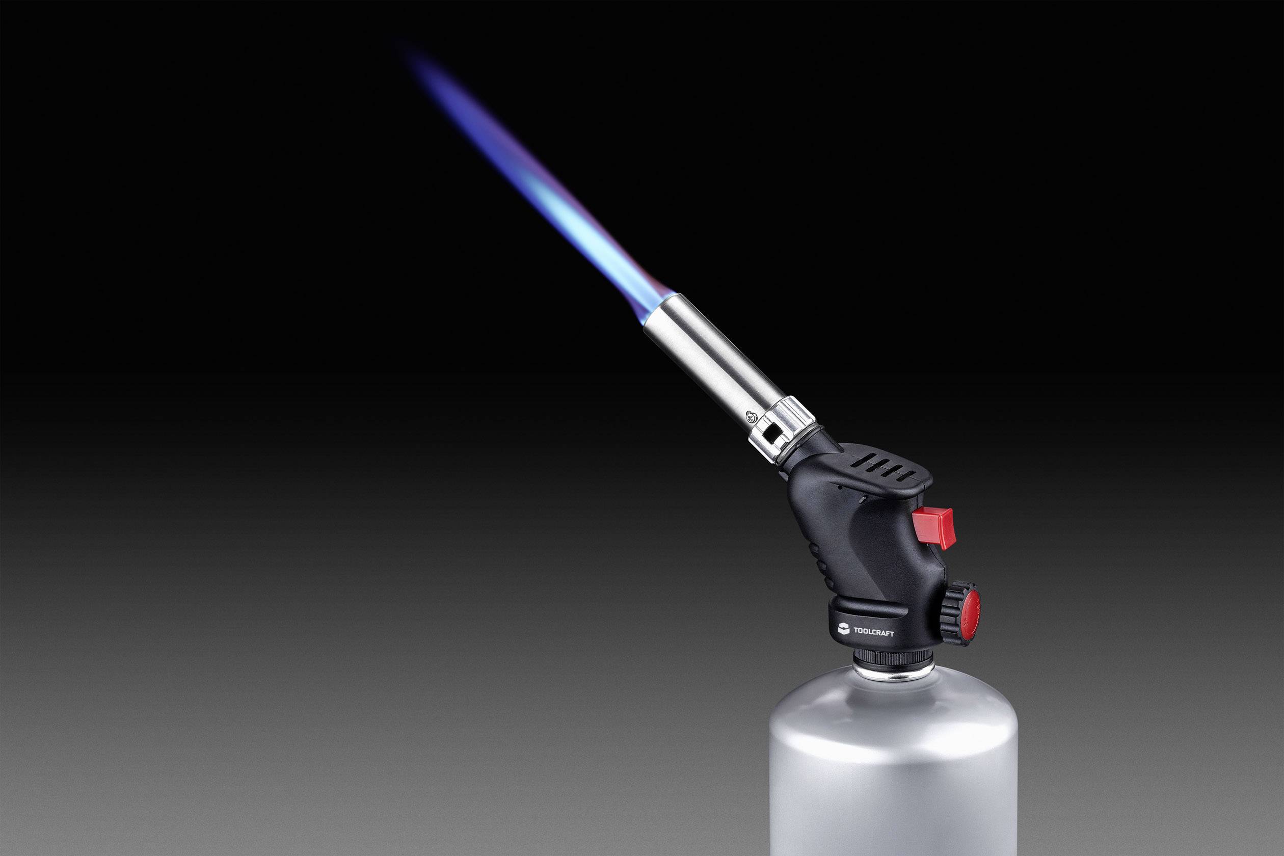 Паяльна лампа Бунзена TOOLCRAFT 1694485 1500 °C без газового балона EN 417