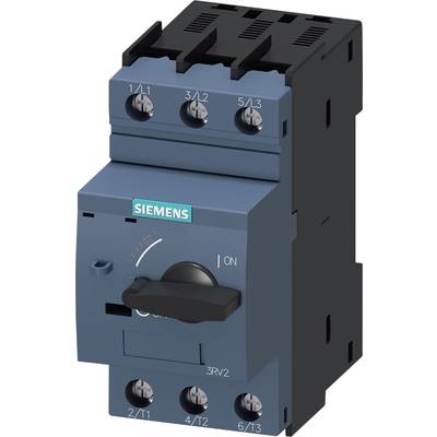 Wyłącznik zasilania Siemens 3RV2321-1EC10   Maksymalne napięcie przełączania: 690 V/AC (S x W x G) 45 x 97 x 97 mm  1 sz